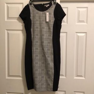 DE Collection black and white dress sz Large